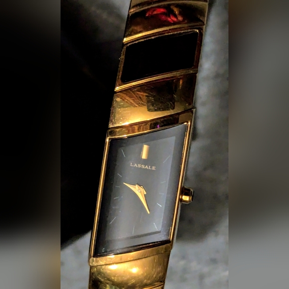 Vintage Women's Lasalle By Seiko Sapphire Crystal Dress Quartz Wristwatch - Picture 4 of 6